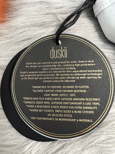 DUSKII Australia Waimea Bay 1 piece Tank Wetsuit Neoprene Swim Surf Sz S NWT - Picture 3 of 7