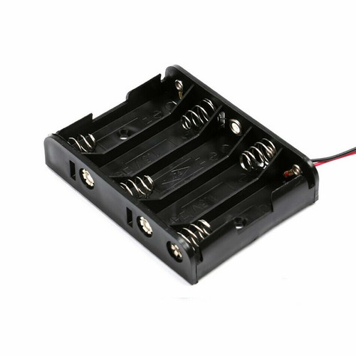 Varios soportes de batería caja 1/2/3/4/5/6/8/10 x AA con interruptor/enchufe/cable de CC - Imagen 6 de 23