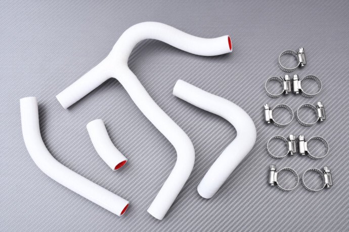 Kit durite radiateur HONDA CRF 450 R blanc pour éviter la surchauffe moteur