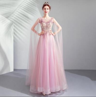 Women's Wedding Pink Princess Fairy Dress Tulle Evening Dresses Party Prom Gown | eBay Women's Wedding Pink Princess Fairy Dress Tulle Evening Dresses Party Prom Gown | eBay