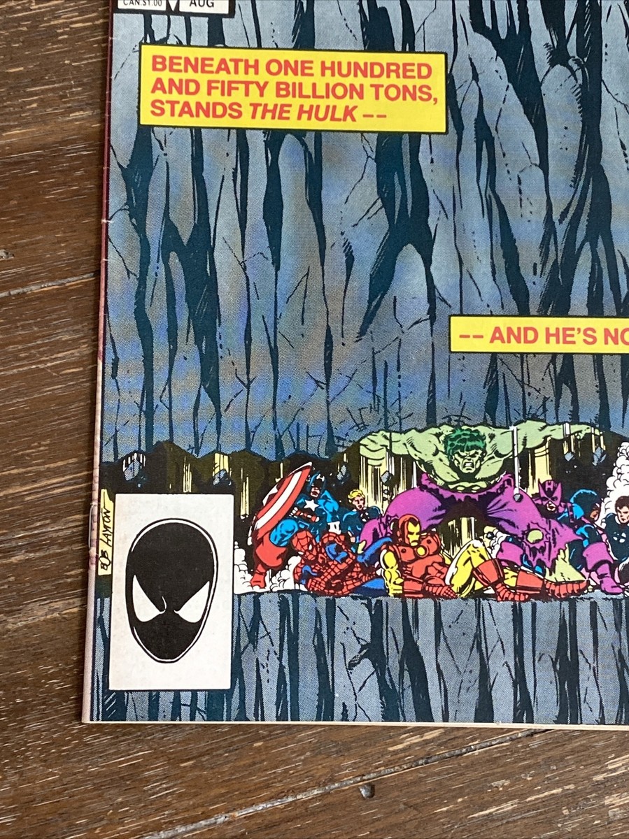 Marvel Super Heroes Secret Wars #4 (1984) Bob Layton Cover