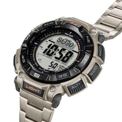 Casio Protrek Solar Powered Titanium Men's Watch PRG-340T-7 | eBay
