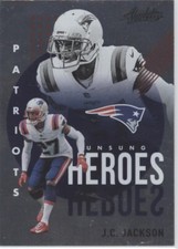 2021 Panini Absolute Unsung Heroes #UH14 J.C. Jackson New England Patriots