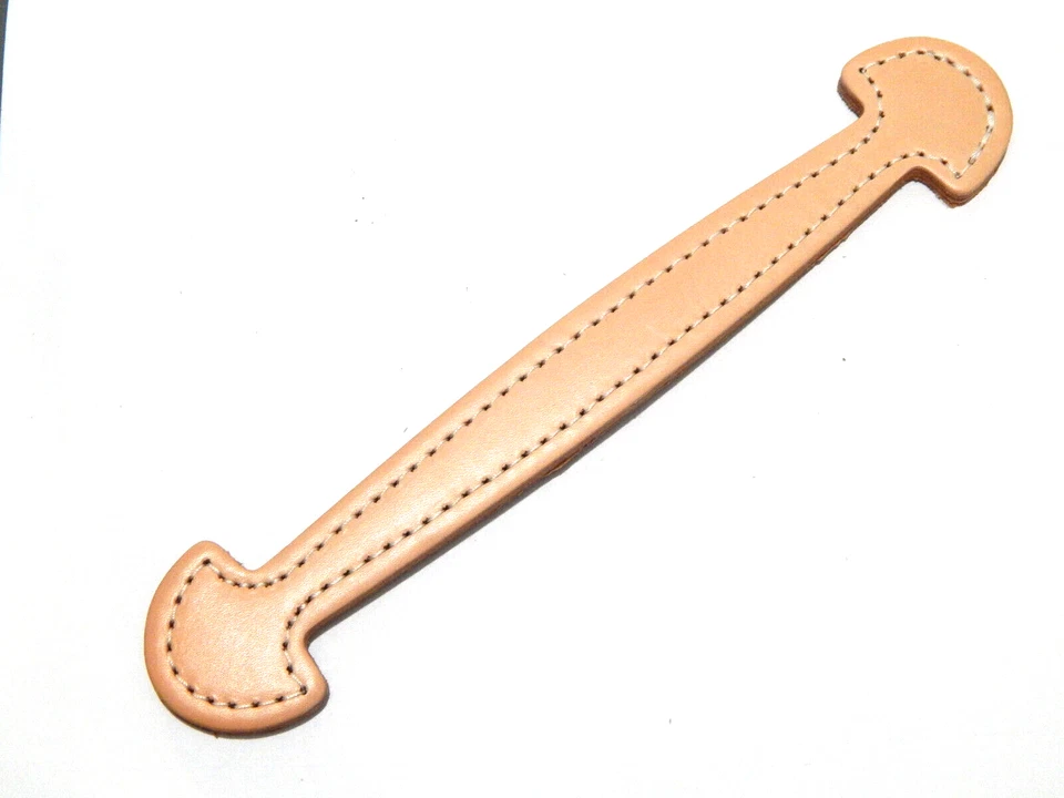 Asa de maletero de cuero vintage para armario de pie de equipaje de vapor Foto 2 de 4