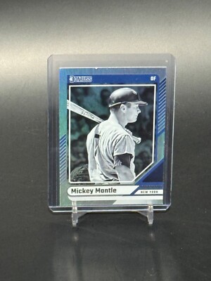 mickey mantle holographic card 2024 Panini Donruss #7 Mickey Mantle Holo Silver New York