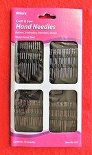 70pc Assorted Hand Needles Darners Embroidery Betweens Sharps Nickel Plated NIP