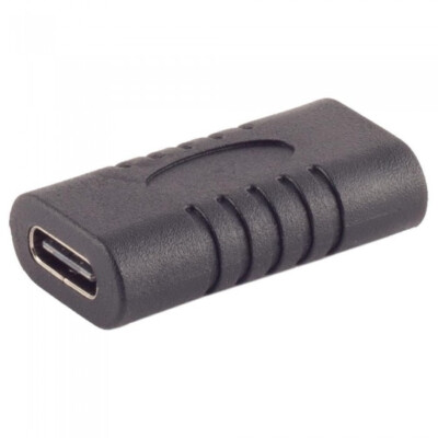 USB C Buchse auf USB C Buchse Verbinder Kupplung USB C 3.1 Adapter Schwarz