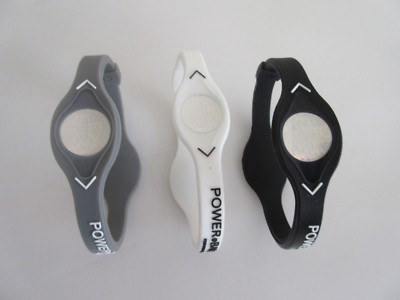 3 PCS BLACK & WHITE & GRAY Power Balance Energy Health Band Bracelet XS,S,M,L,XL