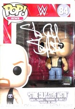Stone Cold Steve Austin Signed WWE Funko Pop #84 Vinyl Action Figure BAS COA 050