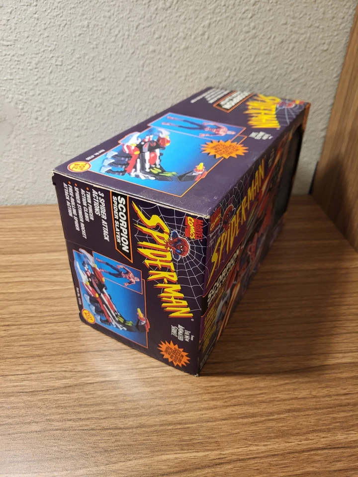 Scorpion Spider Slayer 1996 Spider-Man ToyBiz sin usar, en caja nuevo sellado Foto 2 de 4