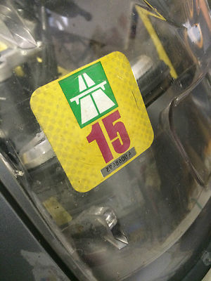 Clear-Screen Klebefolie für 1 x Vignette, für Motorrad-Verkleidungen u.a.