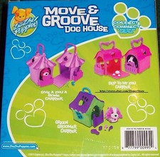 Zhu Zhu Pets Puppies Move / Groove Puppy Dog House Play Set Travel CARRIER NEW