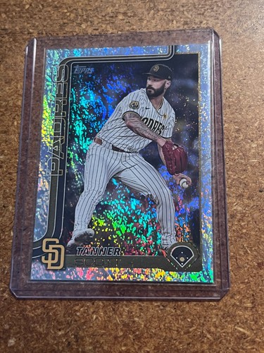 2025 Topps Baseball Sand Glitter Foil # 162 Tanner Scott