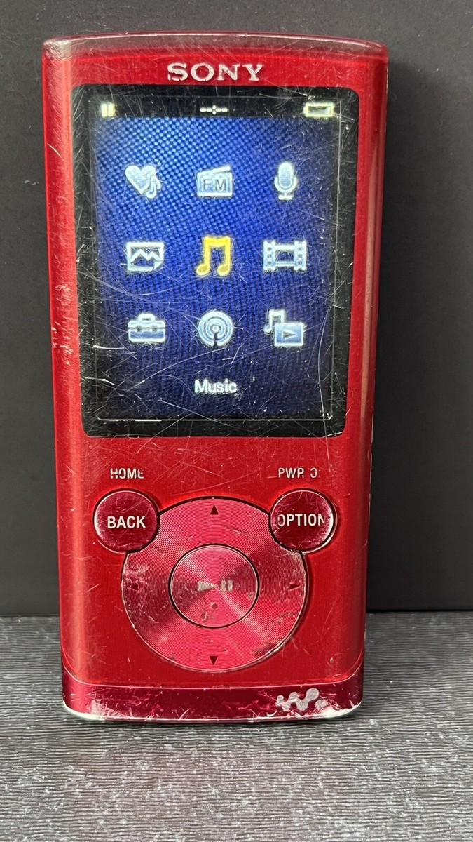 SONY WALKMAN 赤 Sony NWZ-E438FRED 8GB Walkman Video MP3 Player (Red)