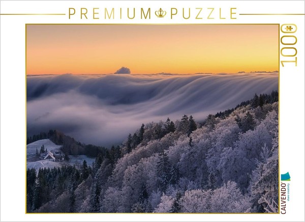 Puzzle Calvendo Vague De Brouillard Belchenflue, RéGion De BâLe | 1000 PièCes, F-image