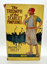 Vintage (1941) The Triumph of the Scarlett Pimpernel Baroness Orczy hardcover