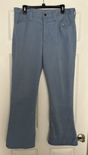 Vintage Sears Men  s store Light Blue lightweight bell bottom Jeans, Size 36x30