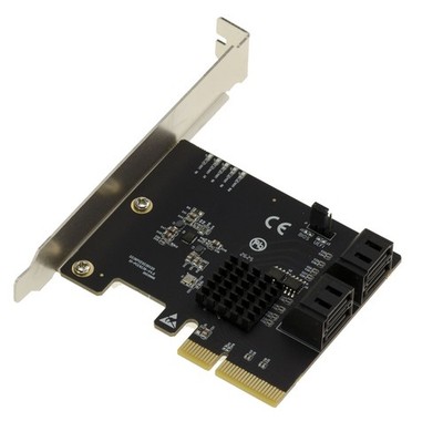 KALEA-INFORMATIQUE PCIe 4x SATA 3 6G Controller Karte UEFI Hardware RAID