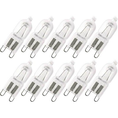 10 stk  Halogen Stiftsockellampe Halopin Pro 20W = 25W G9 230V