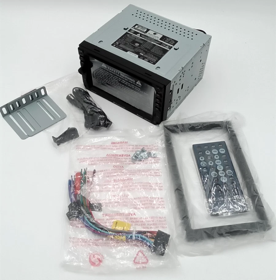 Planet Audio Dual Din DVD/MP3/CD/AM/FM/ Receiver P9640B Open Box - Image 4 of 4