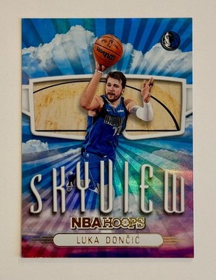2022-23 Hoops Skyview HOLO #8 Luka Doncic SP Parallel Insert HOF $30 Book Value