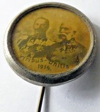 Austria Hungary WWI 1914 Viribus Unitis United Keser F Joseph Wilhelm II Badge