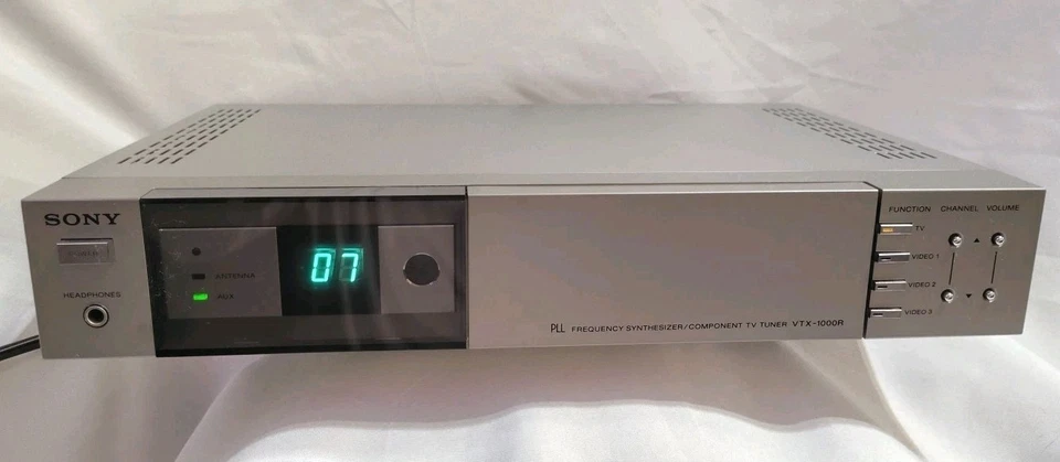 Componente sintetizador de frecuencia SONY VTX-1000R sintonizador de TV de colección (probado) Foto 4 de 4