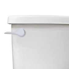 Curved Toilet Tank Lever Handle in White