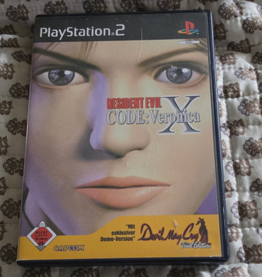 Capcom Resident Evil Code: Veronica X PS2 PAL USK 18 m. HB + Demo