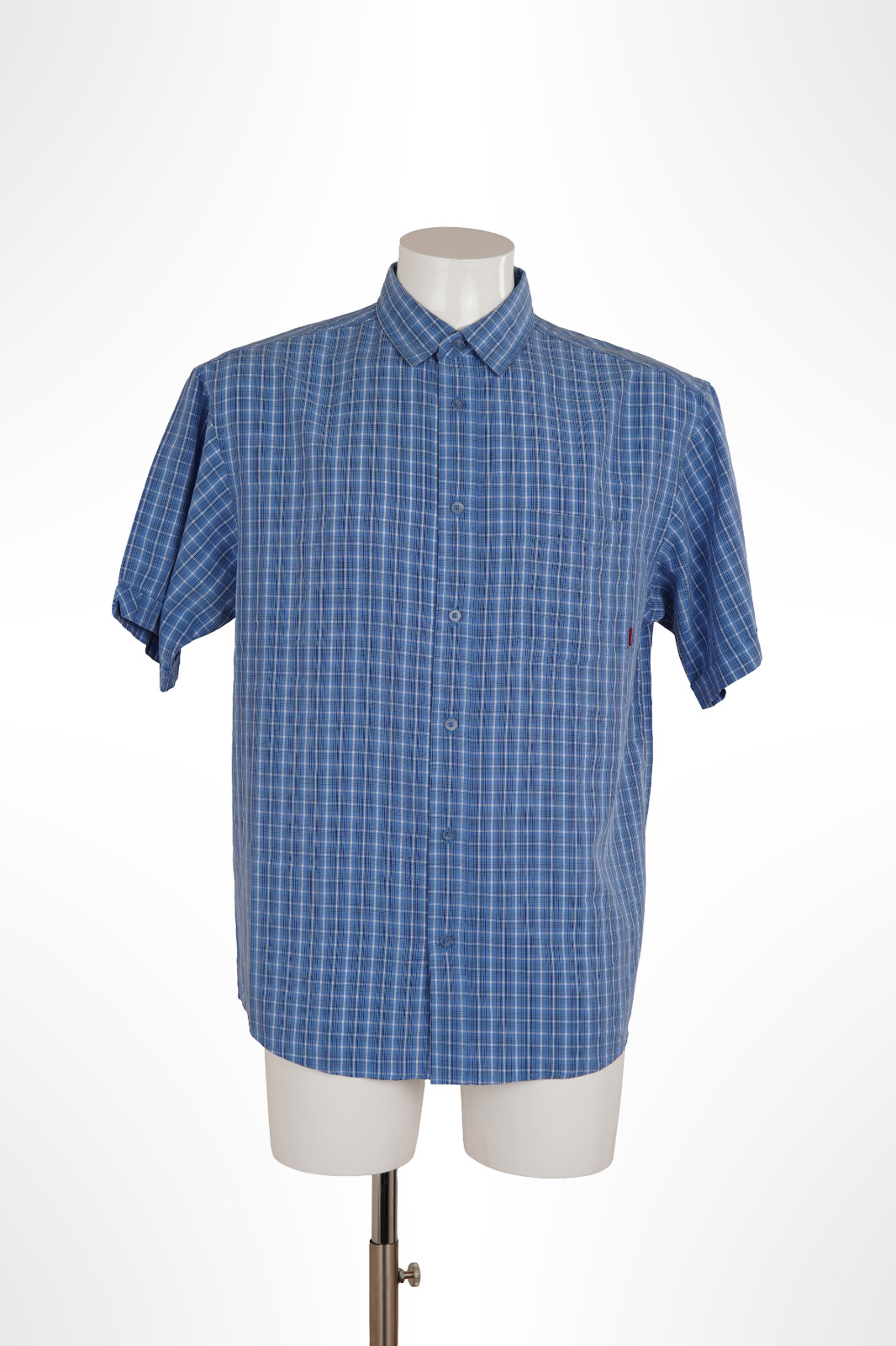 Billabong Camicia Uomo Quadri Blu Manica Corta Surf Casual Taglia M