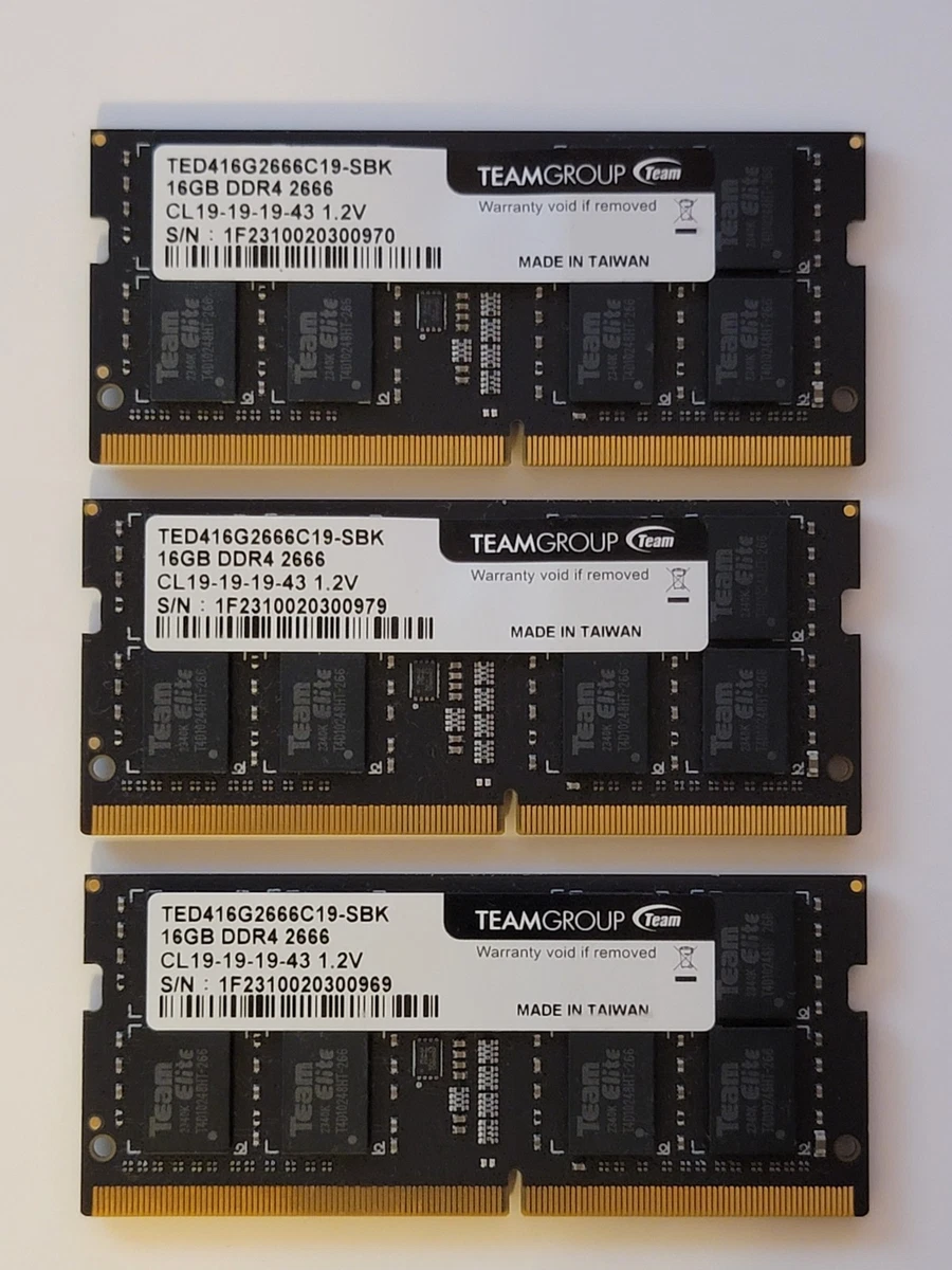 Team Group PC4-21300 (DDR4-2666) Bus Speed DDR4 SDRAM Memory (RAM
