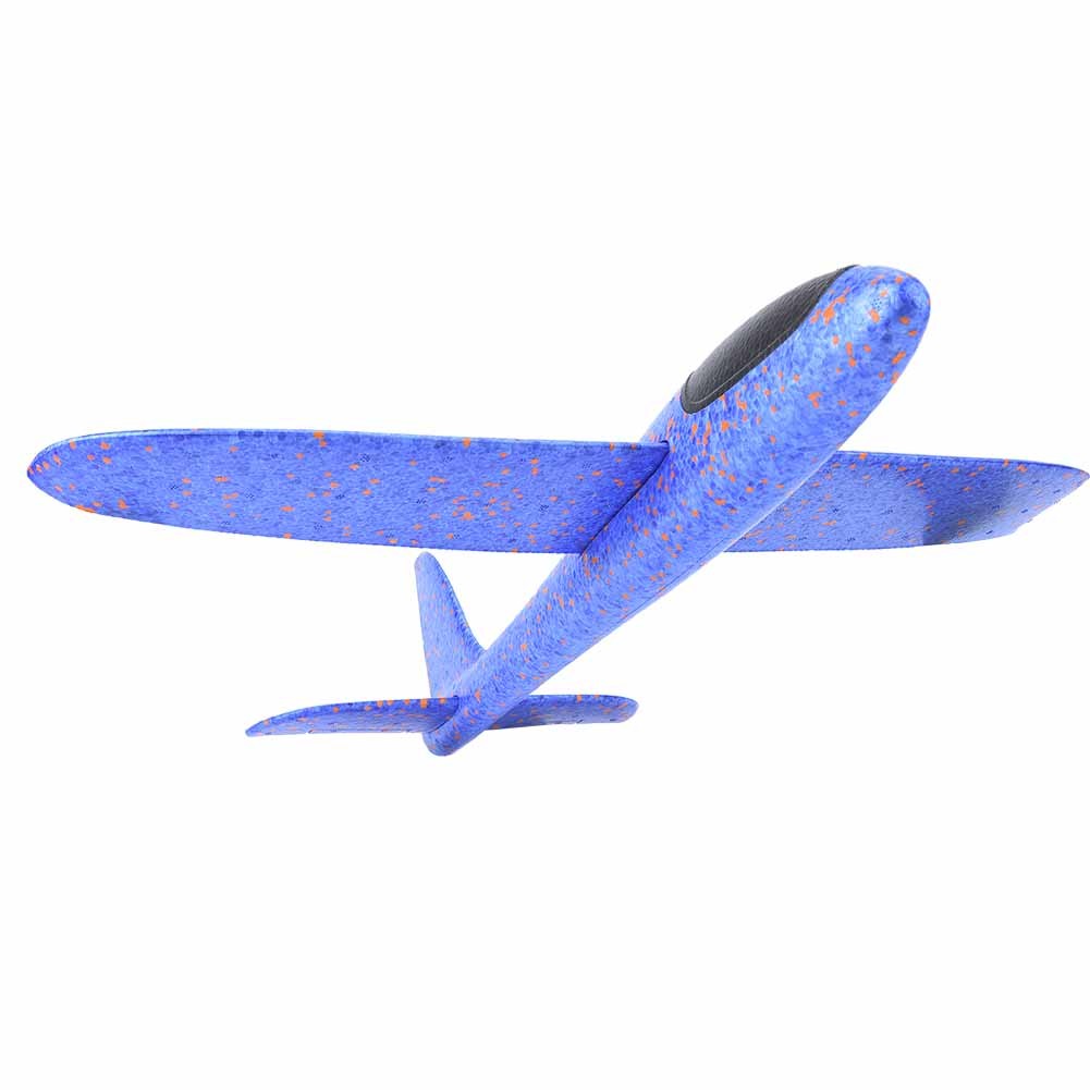 EPP Foam Hand Glider Plane Aircraft Kids Outdoor Toy Gift Blue Throw