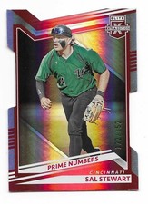 SAL STEWART 2022 Elite Extra RC RED PRIME NUMBERS #122/152 Rookie #32