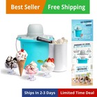 Electric Ice Cream Maker Old Fashioned Soft Serve Ice Cream Machine Makes F