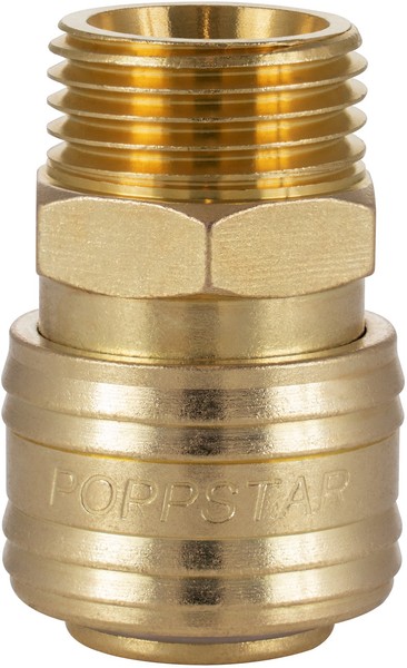 Poppstar Schnellkupplung Druckluft Nw 7,2 Mit 1/2 Zoll AußEngewinde-image