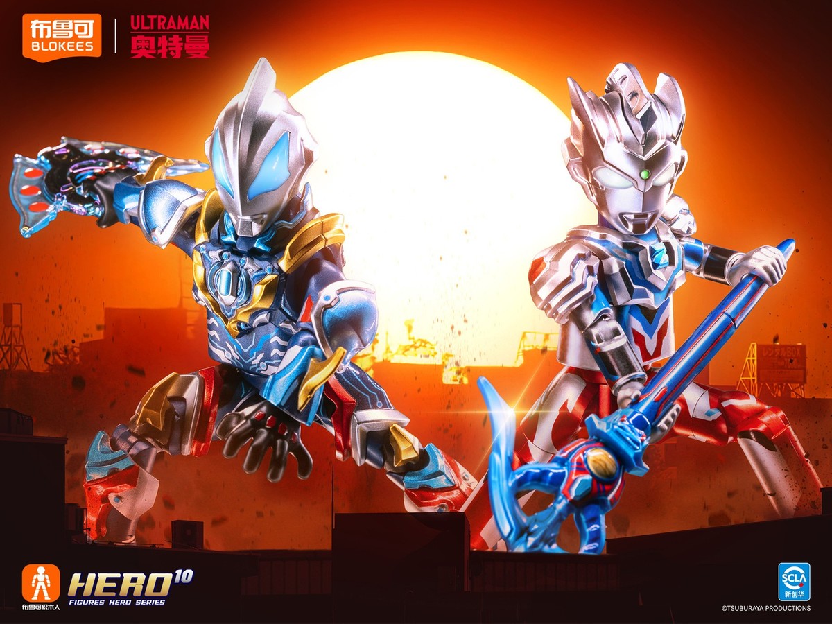 布鲁可/blokees ウルトラマン名鑑　HonorVer. Blokees ULTRAMAN GEED & Z HONOR VERSION 7th Figures Hero Series