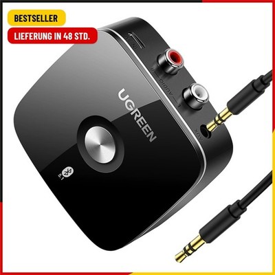 UGREEN Bluetooth 5.1 aptX HD Audio Adapter für Stereoanlage Low Latency Wireless
