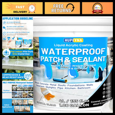 4L Liquid Waterproof Sealant - Invisible Waterproofing Agent for All Surfaces