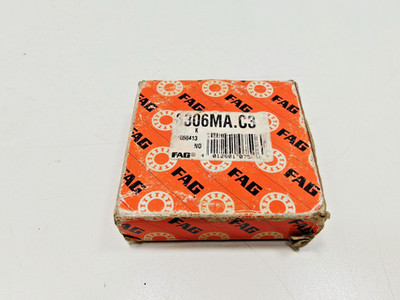 6306MA.C3 FAG Deep Groove Ball Bearing Brass/Metal Cage 6306 MA C3