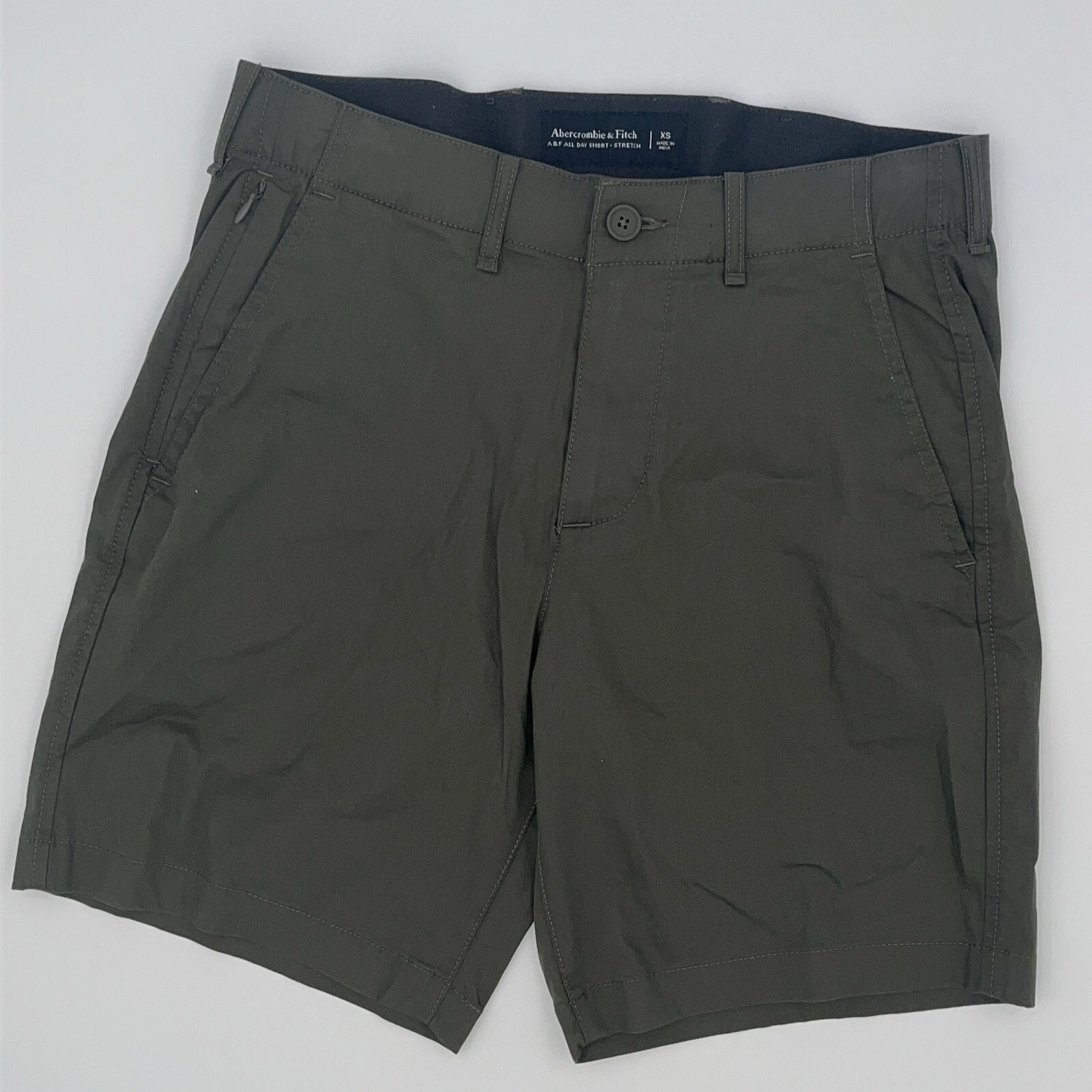 Men’s Abercrombie And Fitch All Day Short NWT Olive Green Size XS
