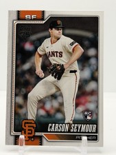 2026 Topps #112 Carson Seymour RC San Francisco Giants