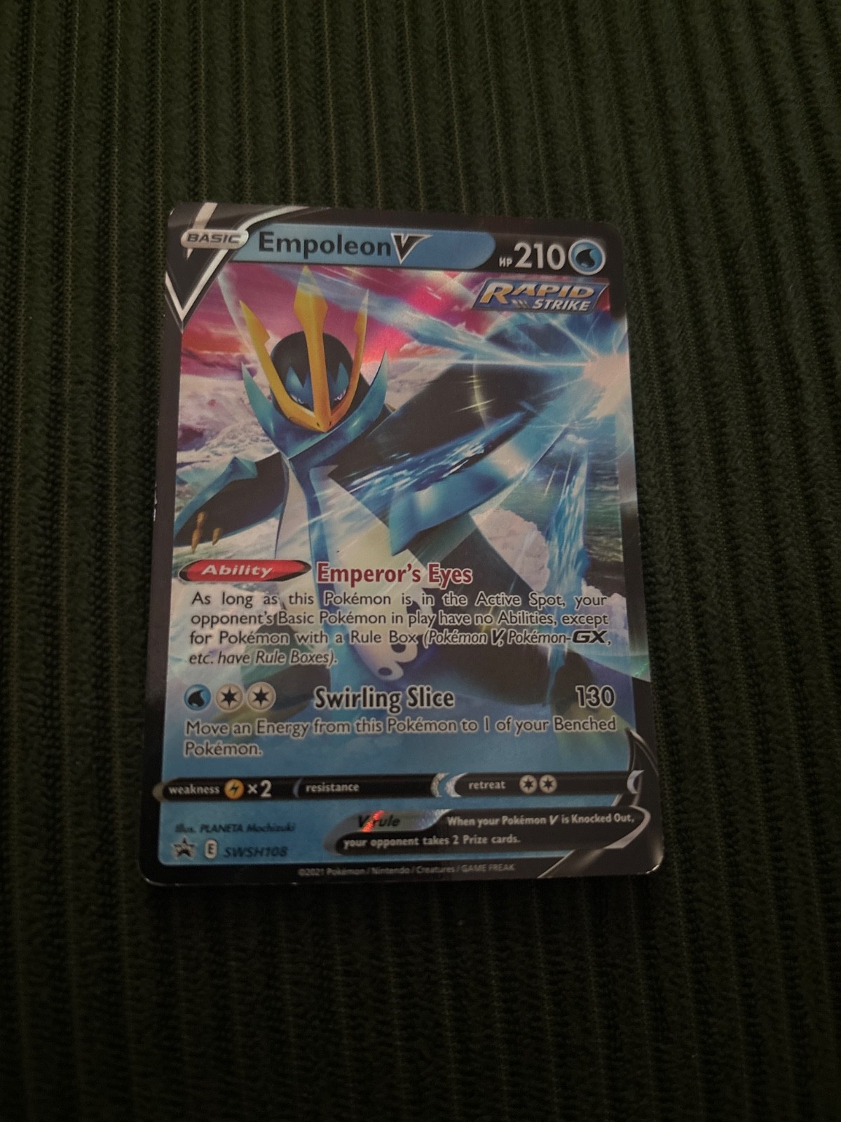 Empoleon V SWSH108 SWSH: Sword & Shield Promo Cards Holo