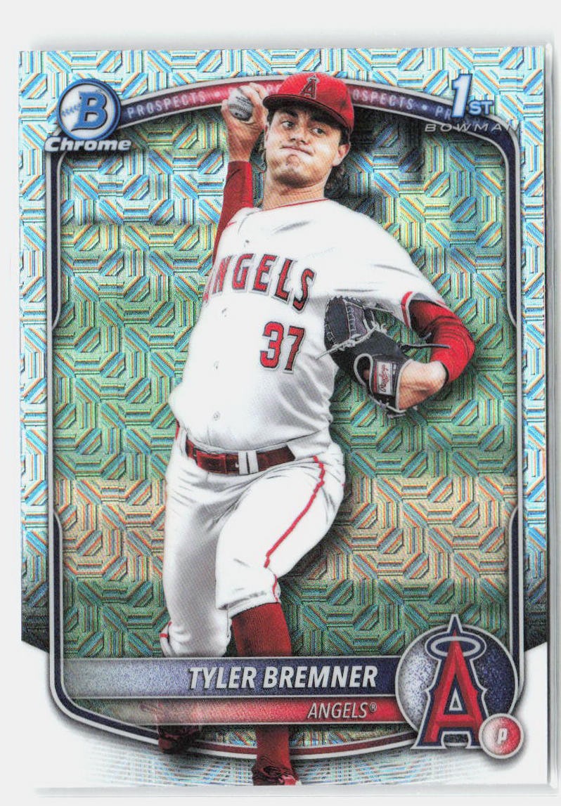 2025 Bowman Draft #BDC-37 Tyler Bremner Chrome Mojo Refractor