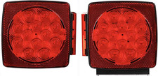 50343 12V LED Submersible Left and Right Trailer Lights for Trailers Less than 8
