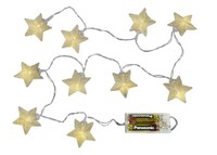 In Led Lichterkette Sterne 10 Sil