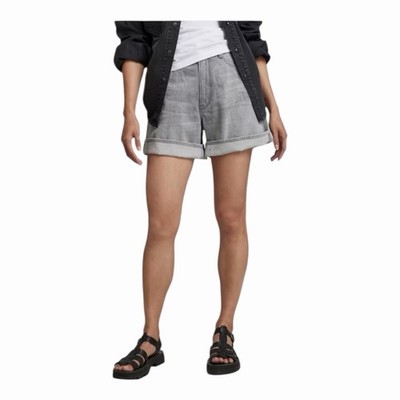 G-Star RAW Stray Ultra High Waist Denim Shorts Size 26 NWT Sun Faded Skyrocket