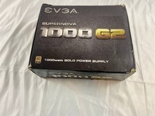 EVGA SuperNOVA 80 Plus Gold 1000 G2 1000W Power Supply 120-G2-1000 With Cables