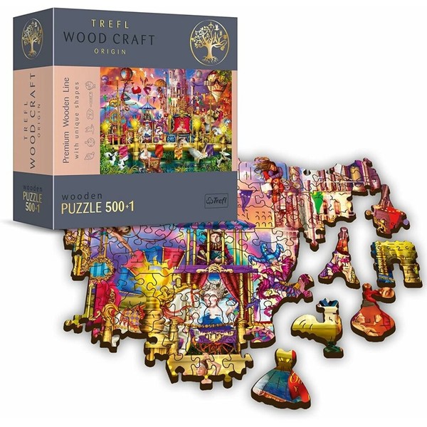 Trefl Wood Craft Origin Puzzle Magische Welt 501 Teile-image