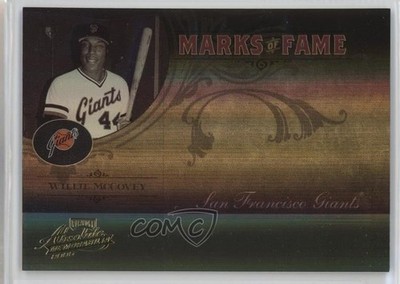 2005 Playoff Absolute Memorabilia Spectrum 6/25 Willie McCovey #MF-44 HOF 1p7k