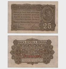 Romania - 1917 - 25 Bani -  EF   #CO8730